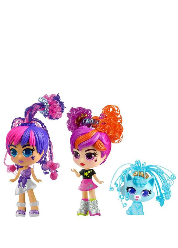 Silverlit  Curli Girls Triple Set with Dolls and Animals - 1