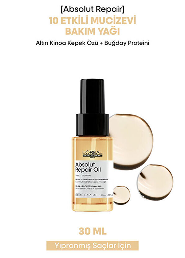 Loreal Professionnel Paris Serie Expert Absolut Repair 10 Effective Miracle Care Oils for Damaged Hair 30 ml - 2