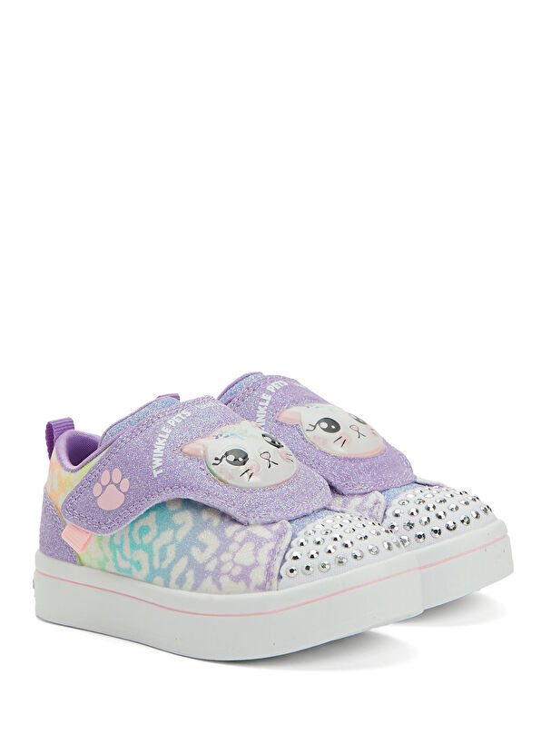 Skechers Twi Lites Twinkle Pets Çok Renkli Bebek Sneaker - 2