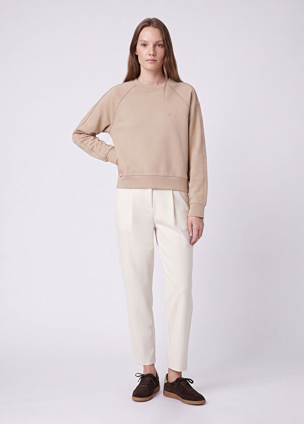 Beymen Club Beige Piping Detailed Sweatshirt - 2