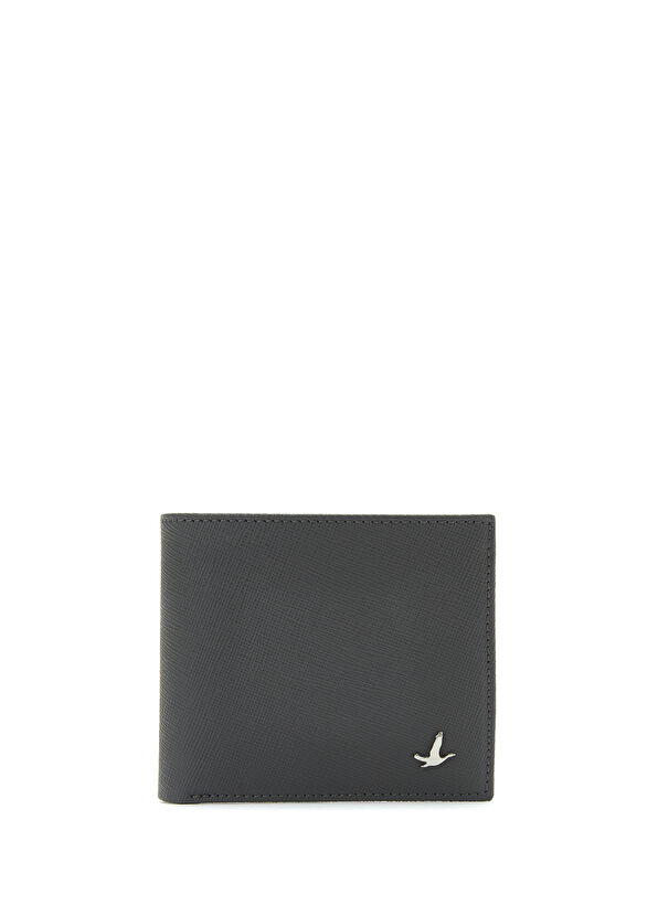Beymen Club Antrasit Logolu Erkek Deri Cüzdan - 1