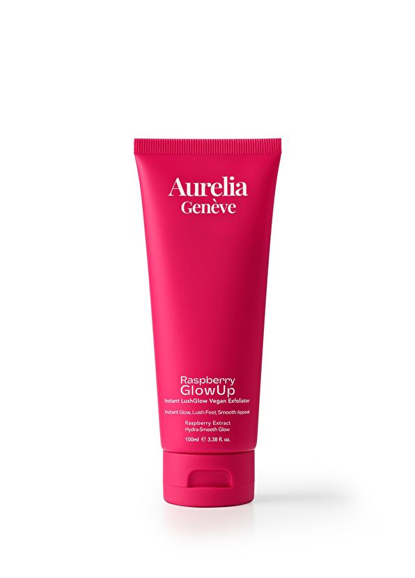 Aurelia Genève Raspberry Glowup Instant Lushglow Vegan Exfoliator - 1