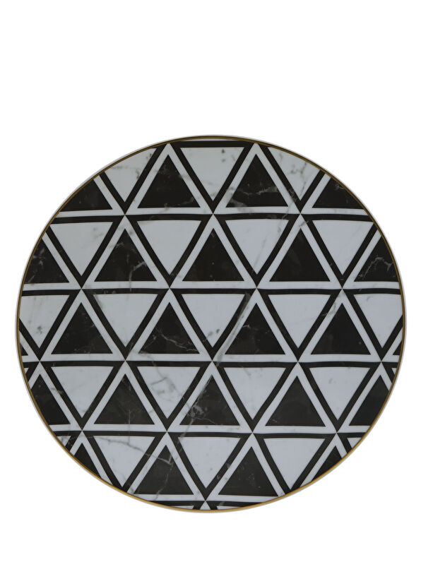 Vista Alegre Atlantis Carrara Black and White Patterned Porcelain Charge - 1