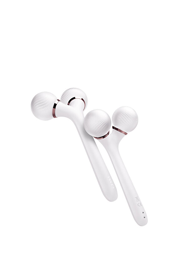 Geske Sonic Facial & Body Roller Beyaz Titreşimli Roller Yüz ve Vücut Şekillendirici Bakım Cihazı - 2