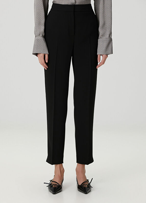 Siyah Krep Pantolon - Görsel 3