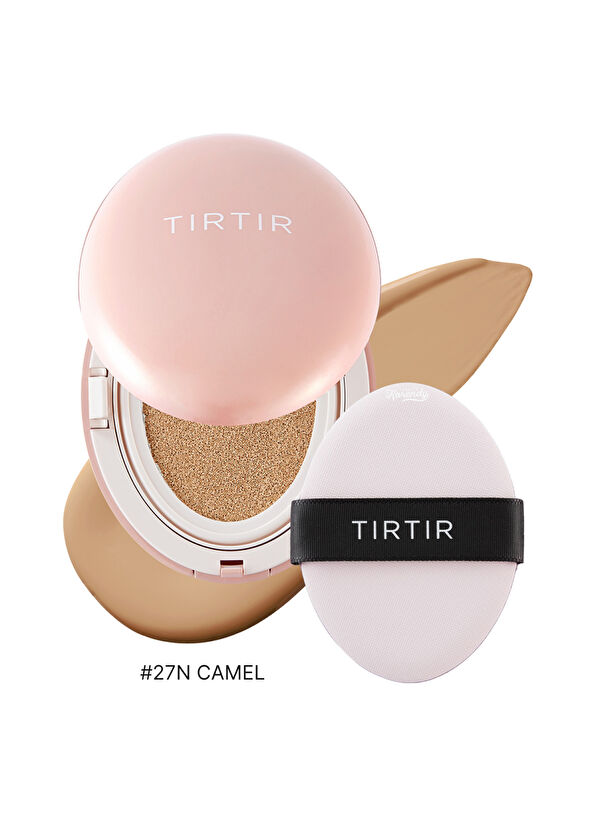 Tırtır Mask Fit All Cover Cushion 27 N Camel Long Wear Flawless Coverage Matte Finish Cushion Foundation 18 gr - 2