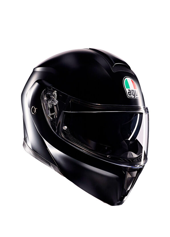 Agv Streetmodular Mono Matt Black Çene Açılır Motosiklet Kaskı - 1