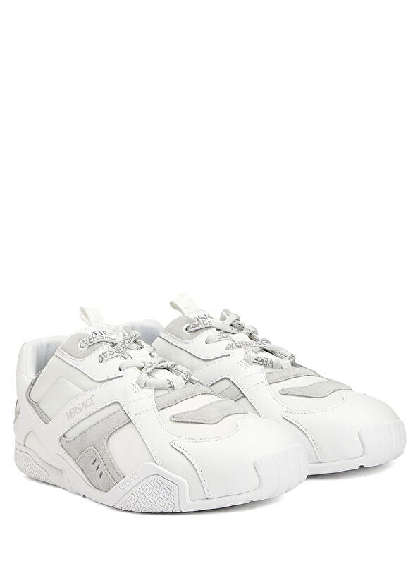 Versace Galaxia White Mens Leather Sneakers - 2