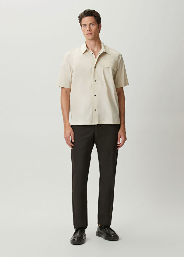 Beymen Club Brown Half-Elastic Waist Trousers - 1