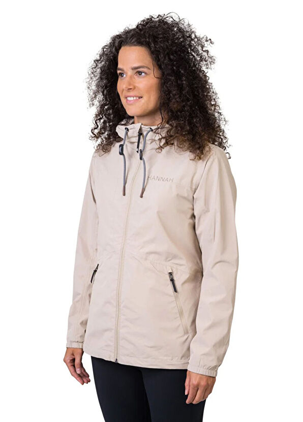 Hannah Goldie Oxford Tan Kapüşonlu Kadın Outdoor Ceket - 3