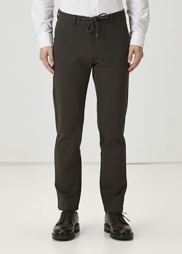Beymen Club Khaki Waist Corded Chino Pants - 2