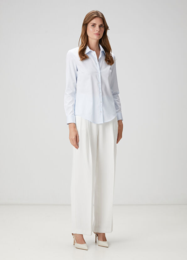 Beymen Club Slim Fit Non Iron Klasik Açık Mavi Gömlek - 2