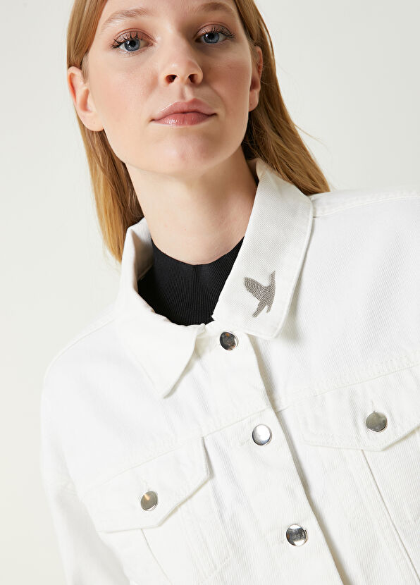 Beymen Club White Short Denim Jacket - 2