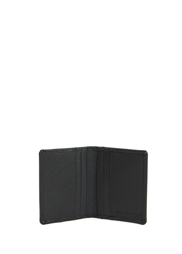 Beymen Club Black Mens Leather Card Holder - 2