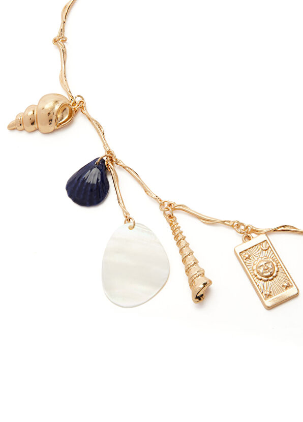 Beymen Club Gold Charm Women's Necklace - 3