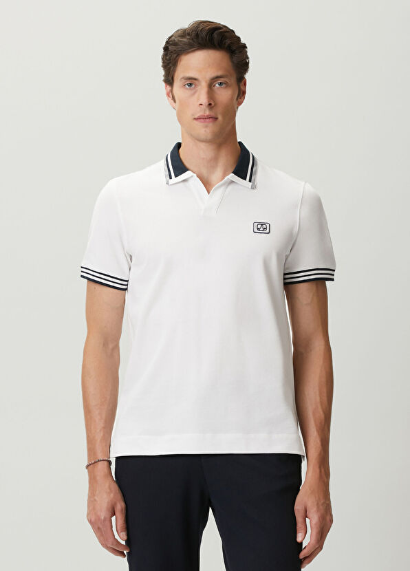 Beymen Club Beyaz Comfort Fit Pike Polo T-shirt - 1