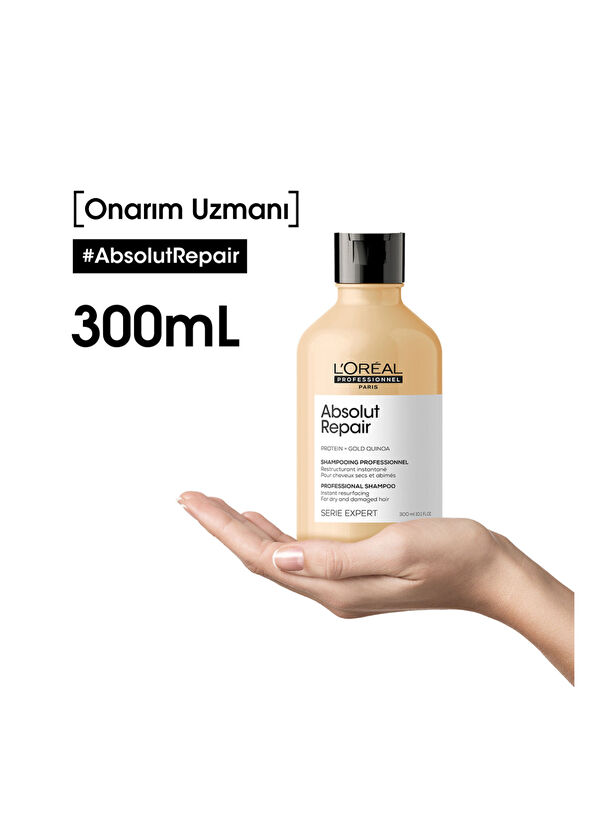 Loreal Professionnel Serie Expert Absolut Repair Instant Resurfacing Onarıcı Şampuan 300 ml - 3