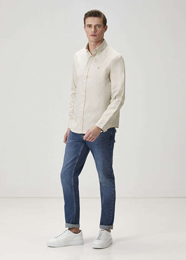 Beymen Club Comfort Fit Beige Shirt - 3