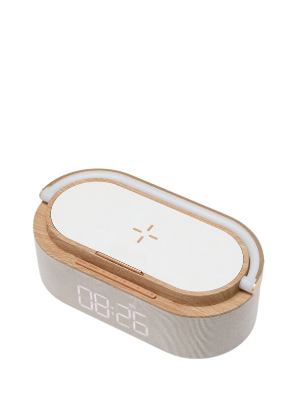 Stobom Krem Beyaz Taşınabilir Bluetooth Hoparlör  - 3