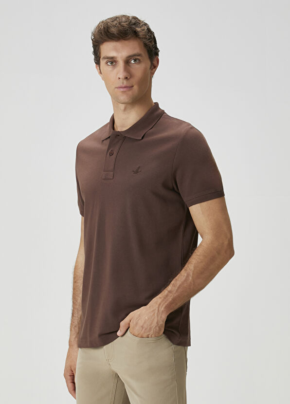 Beymen Club Dark Brown Polo T-Shirt - 1
