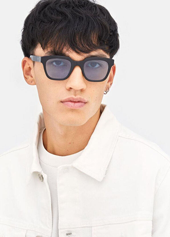 Retro Super Future Giusto Azure Black Acetate Unisex Sunglasses - 4