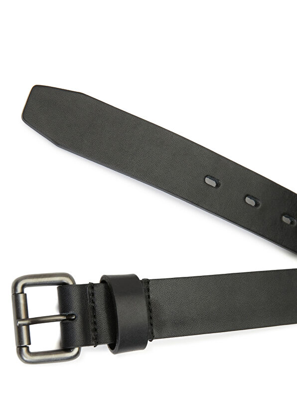 Beymen Club Siyah Erkek Deri Kemer - 2