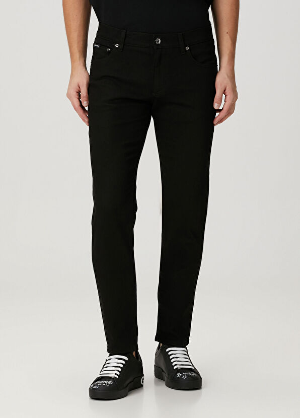 Siyah Jean Pantolon - Görsel 4