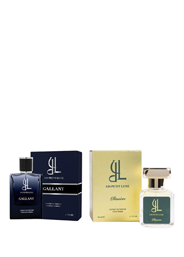 Un Petit Luxe Gallant & Sincere Exclusive EDP 50 ml Kadın & Erkek 2'li Parfüm Seti  - 1