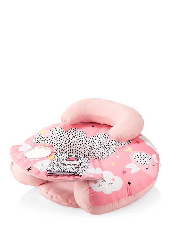Wellgro Dreamy Cat Pembe Bebek Oturma Minderi - 2