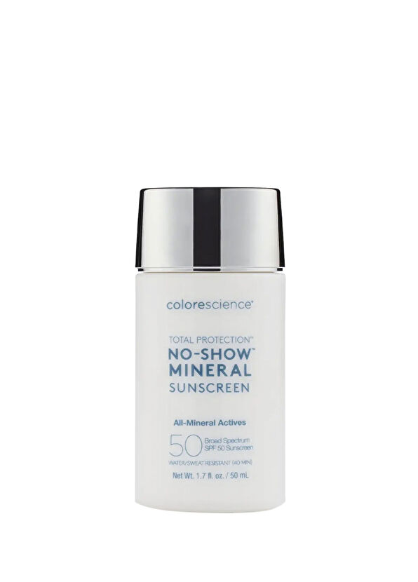 Colorescience Total Protection No Show SPF50+ Colorless Mineral Sunscreen Cream 50 ml - 1
