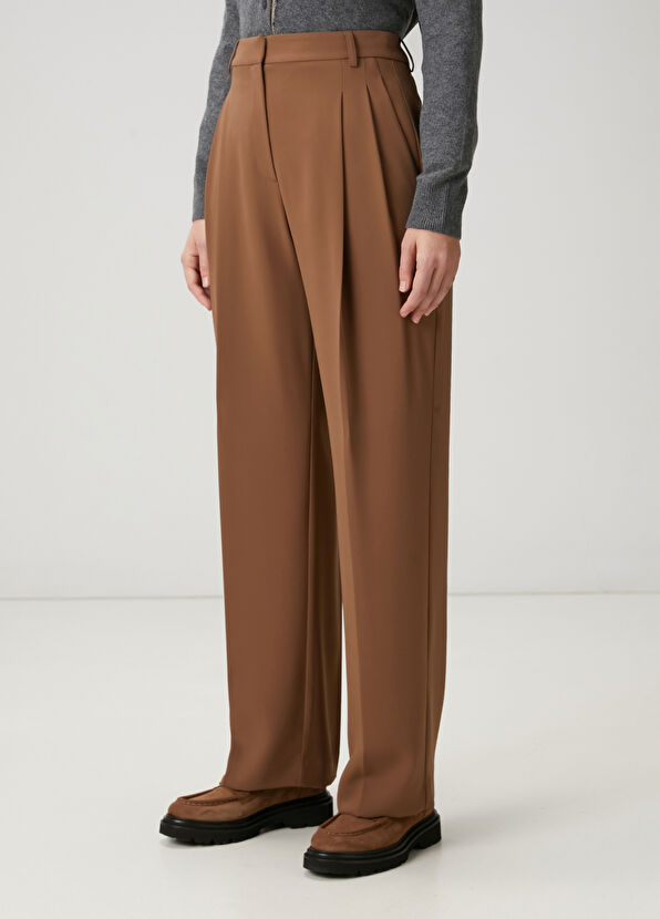 Beymen Club Kahverengi Pileli Pantolon - 2