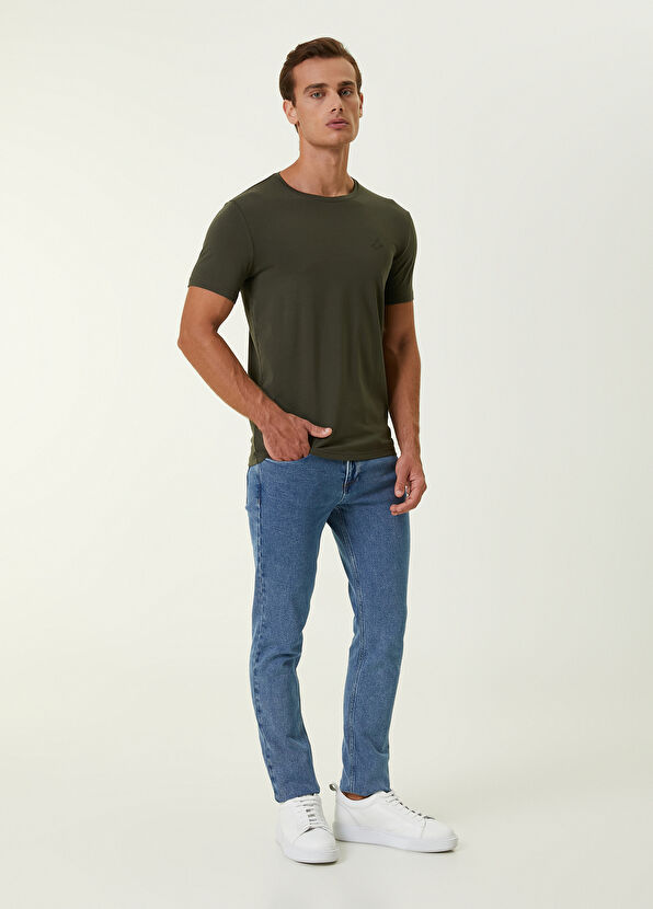 Beymen Club Haki Basic T-shirt - 2