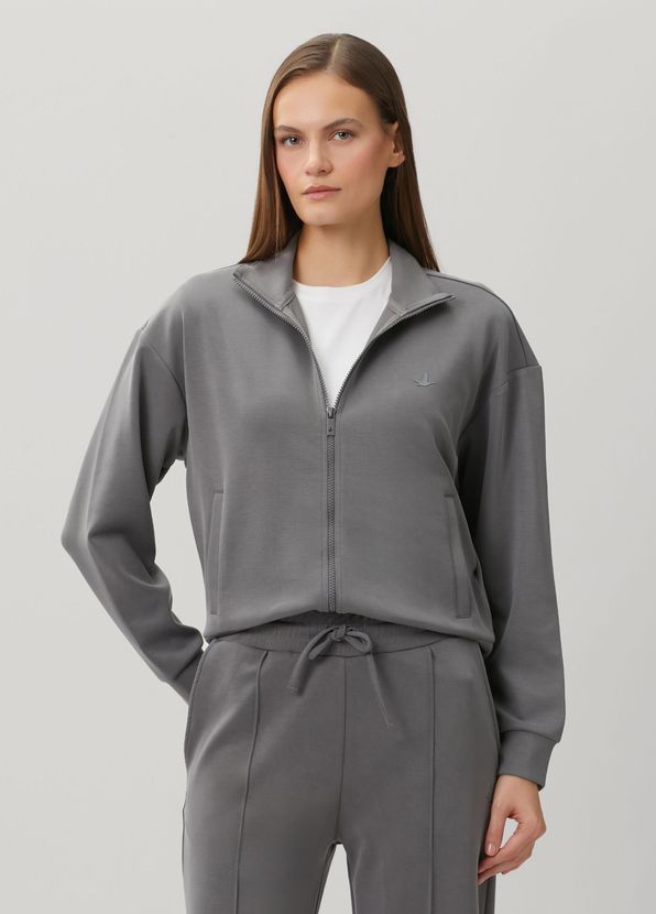 Beymen Club Gri Fermuarlı Sweatshirt - 1