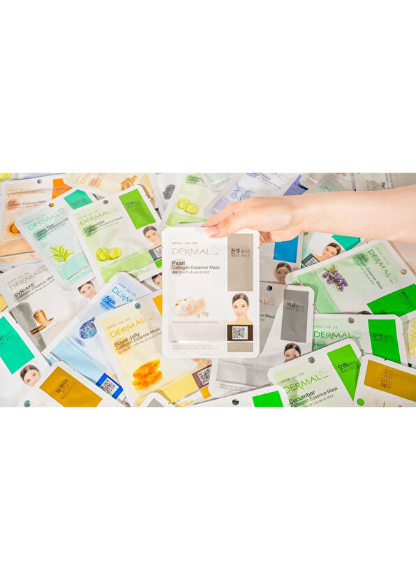 Dermal Hyaluronate Collagen Extract Disposable Skin Care 10 Pieces Face Mask - 2