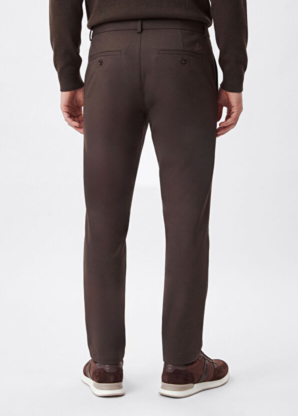 Beymen Club Khaki Slim-Fit Chino Casual Trousers - 3