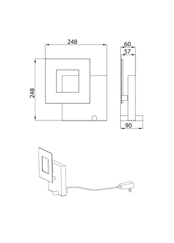 Bakara Collection Dalia Si̇yah Mermer Görünümlü Metal Masa Lambası - 2