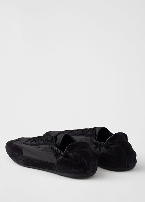 Prada Collapse Re-Nylon ve Süet Kadın Spor Ayakkabı - 3