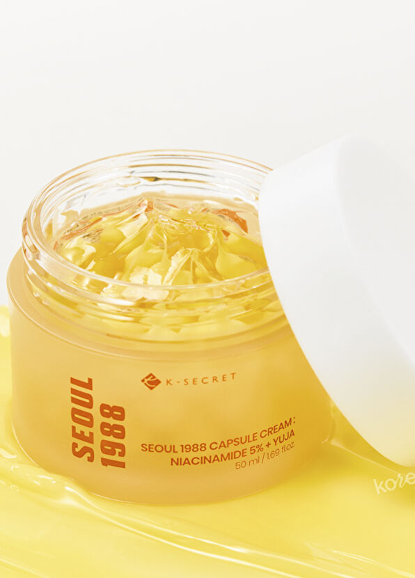 K-Secret Seoul 1988 Capsule Cream: Niacinamide + Yuja Leke Önleyici Parlatıcı Niacinamide ve C Vitaminli Kapsül Krem 50 ml - 2