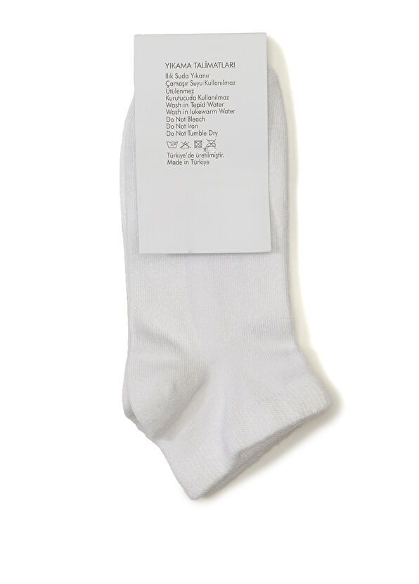 Beymen Club White Women's Bamboo Socks - 2