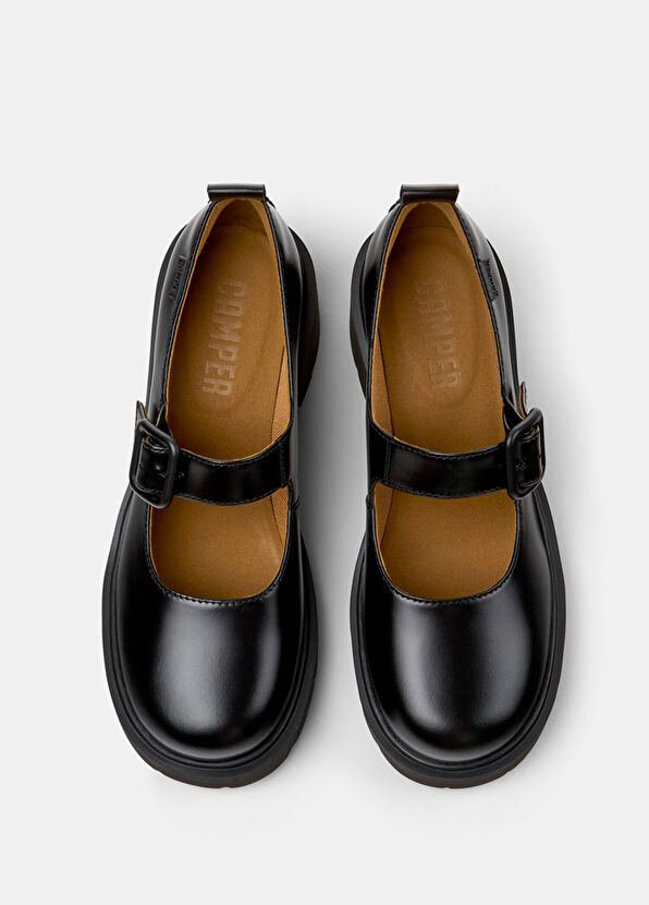 Camper Milah Siyah Kadın Mary Jane Ayakkabı - 4