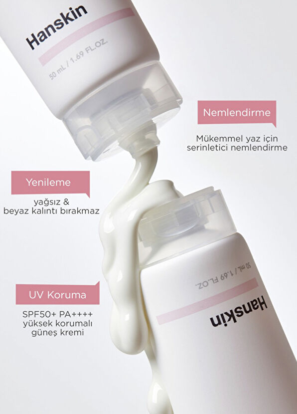 Hanskin Hyaluron Relief Water Sun Cream- SPF50+ Pa++++ Sunscreen for All Skin Types 50 ml - 3