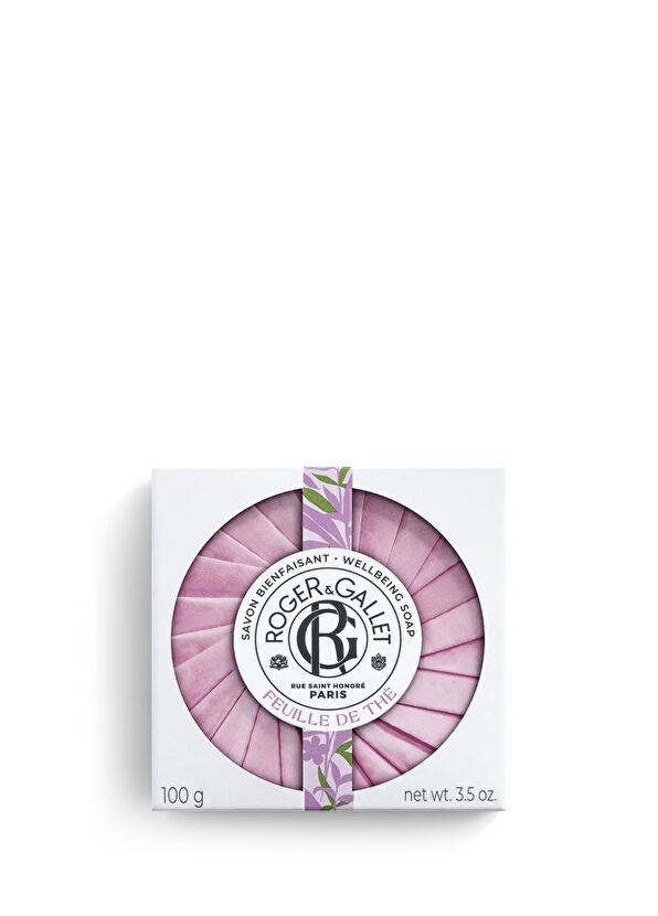 Roger&Gallet Feuille De Thé Bitkisel Seylan Çayı Kalıcı Doğal Koku Katı Sabun 100 gr - 1