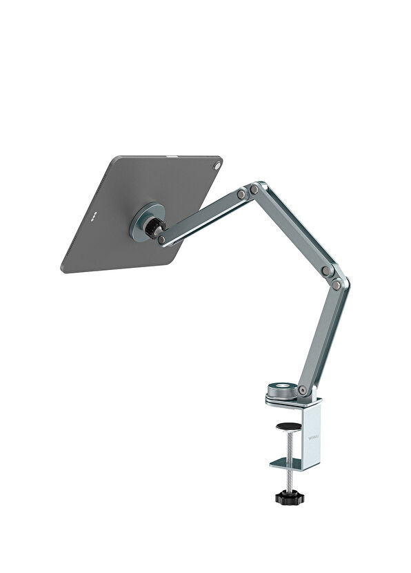 Wiwu Gri Metal Ayarlanabilir 360° Döner Telefon Tablet Tutucu Wi-ZM001  - 3