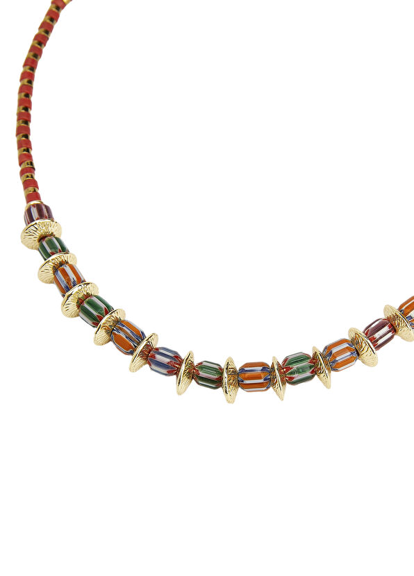 Beymen Club Kırmızı Kemik Taşlı Kadın Kolye - 2