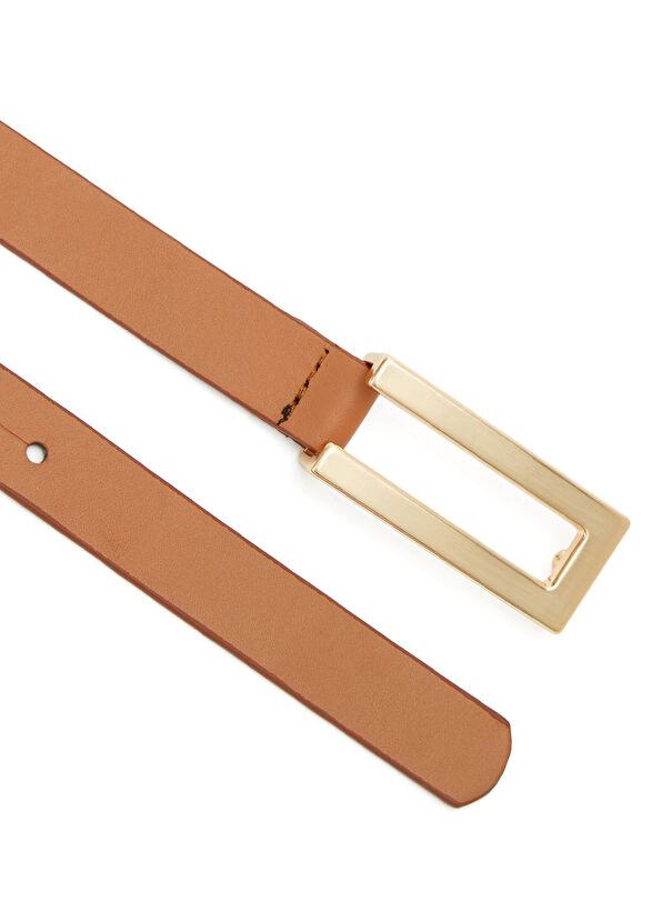 Beymen Club Tan Women's Leather Belt - 2