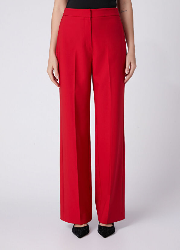 Beymen Club Red Pipe Leg Evening Pants - 2
