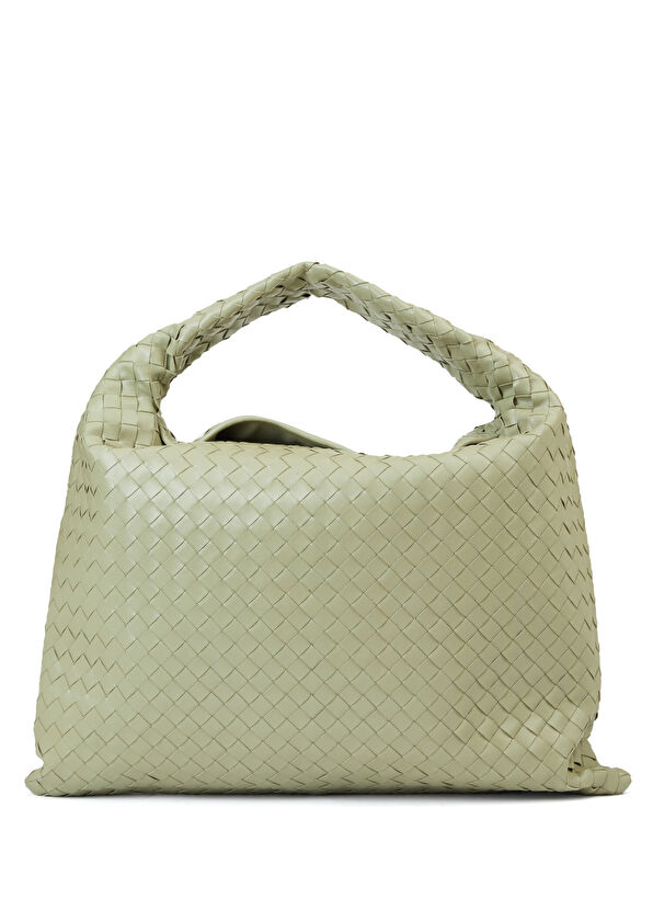 Bottega Veneta Large Hop Yeşil Kadın Deri Çanta - 1