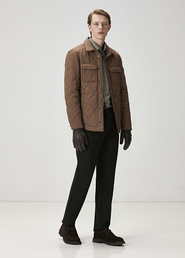 Beymen Club Camel Quilted Outer Shirt - 3