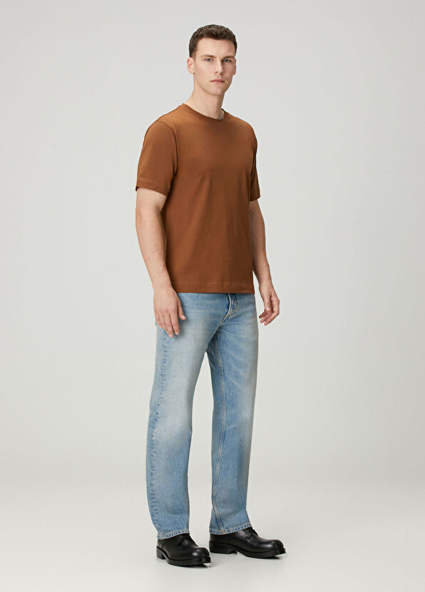 Dries Van Noten Kahverengi Basic T-shirt - 2