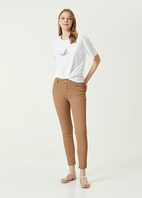 Beymen Club Camel Kaplamalı Skinny Jean Pantolon - 1